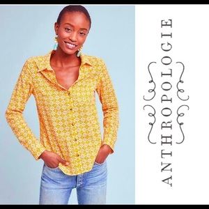 Anthropologie Maeve button down top